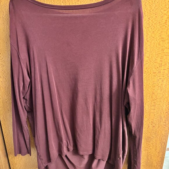 Lululemon Back in Action Long Sleeve - Dark Purple - Size 6 - Picture 5 of 8